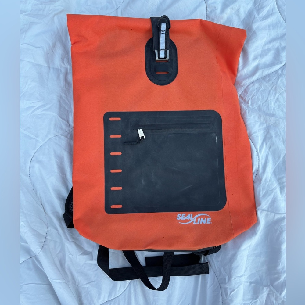 Orange Waterproof Backpack